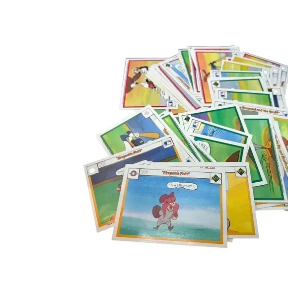 Lot of 50 Vintage 1990 Upper Deck Looney Tunes Cards 90s Baseball - Picture 6 of 7